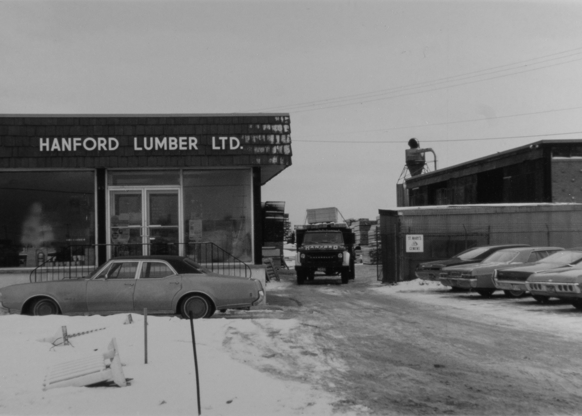 Hanford Lumber old photo